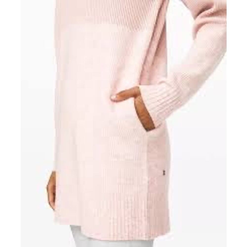 Lululemon Restful‎ Intention Light Pink Knit Sweater | Large (Estimated) - Picture 3 of 8